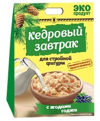 Кедровый завтрак для стройной фигуры
