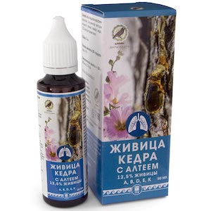 Живица кедра с алтеем