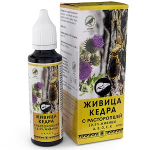 Живица кедра с расторопшей