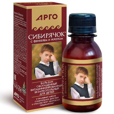 Бальзам Сибирячок с фенхелем и укропом
